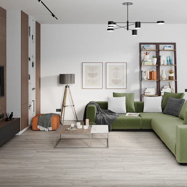 Кварцвинил Family SL3683-6 Дуб Английский