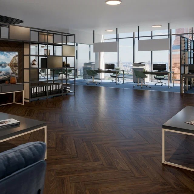 Инженерная доска Luxury Каштановый