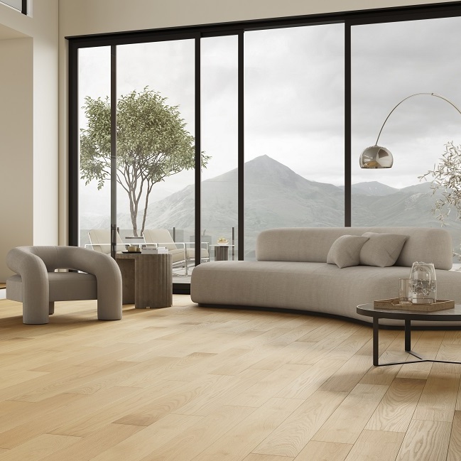 Кварцевый паркет Quartz Parquet Дуб Медовый Раф