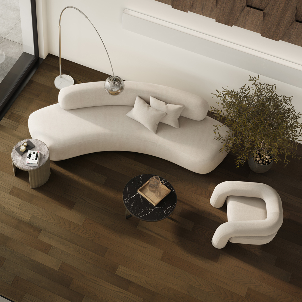 Кварцевый паркет Quartz Parquet Дуб Брауни