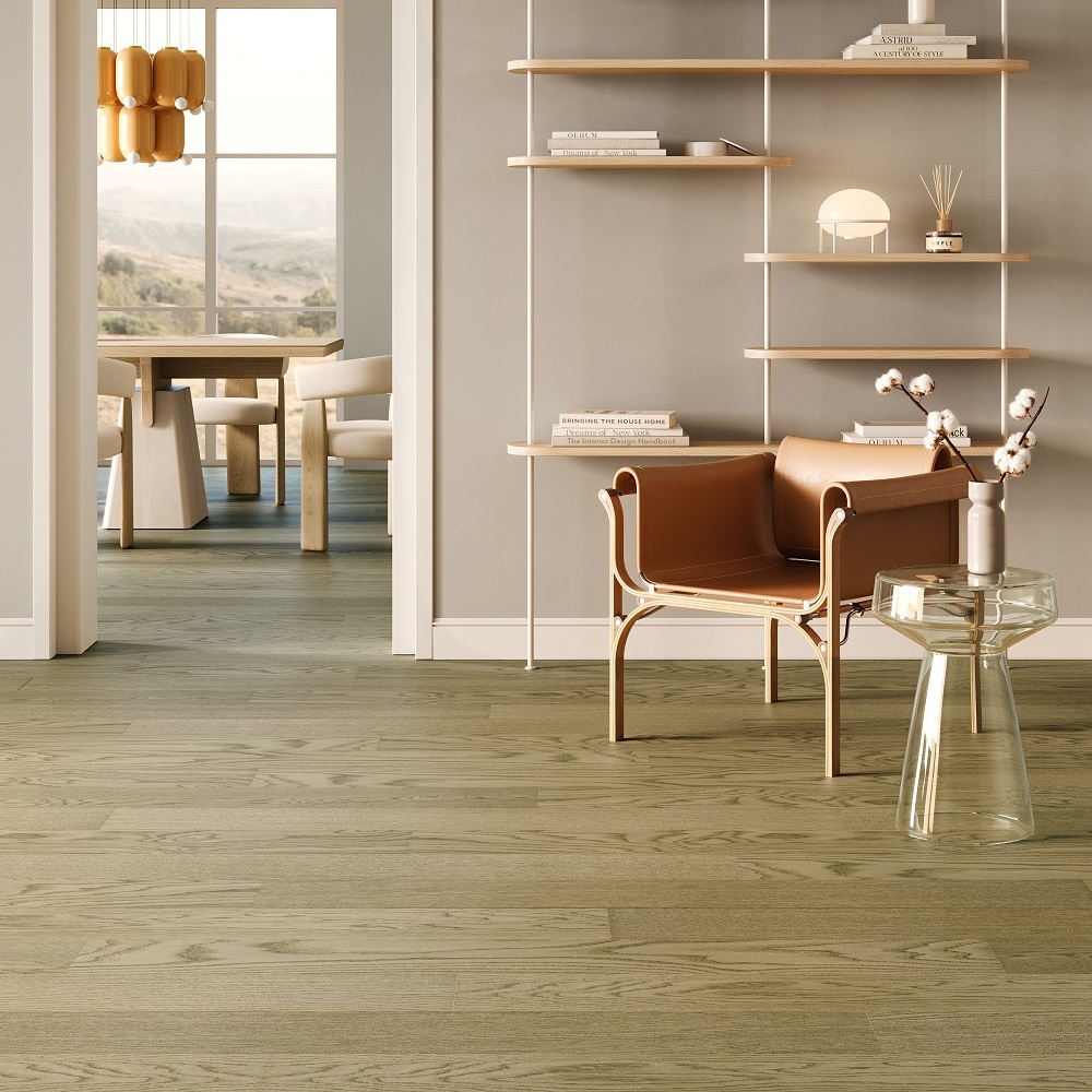 Кварцевый паркет Quartz Parquet Классик Дуб Флэт Уайт