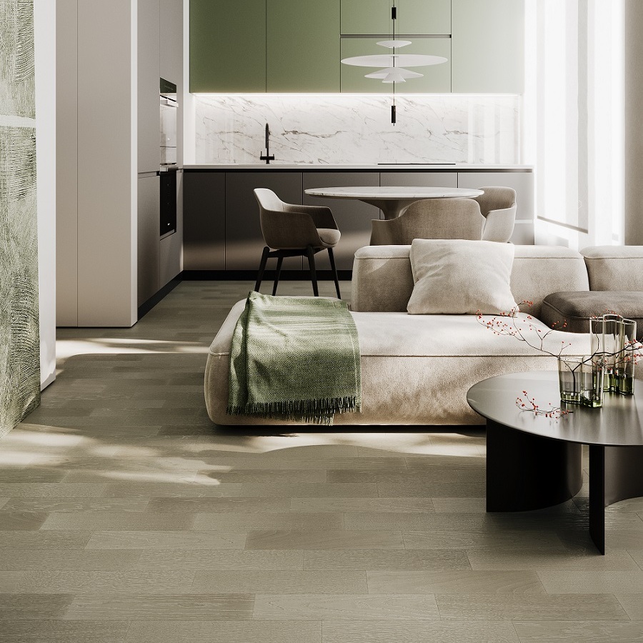 Кварцевый паркет Quartz Parquet Дуб Лунный