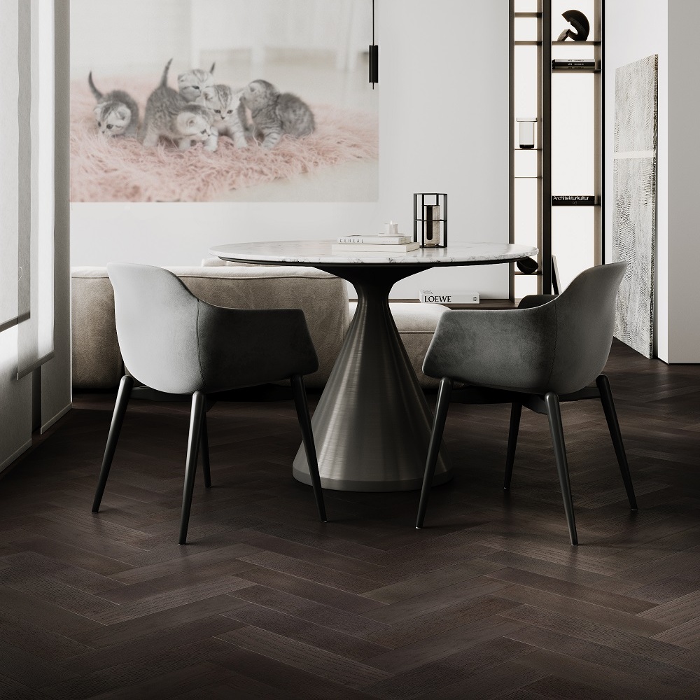 Кварцевый паркет Quartz Parquet Дуб Смоляной